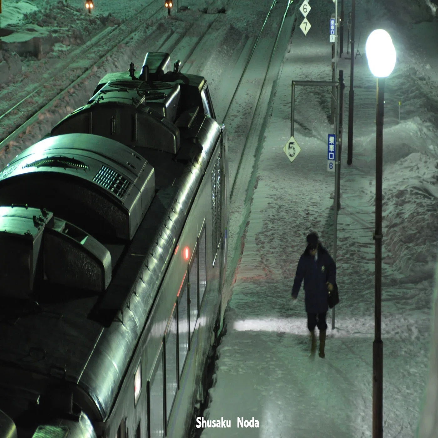 雪夜の鉄道風景写真集｜野田周作