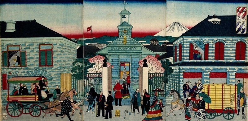 初代聖堂「横浜市中央図書館所蔵」