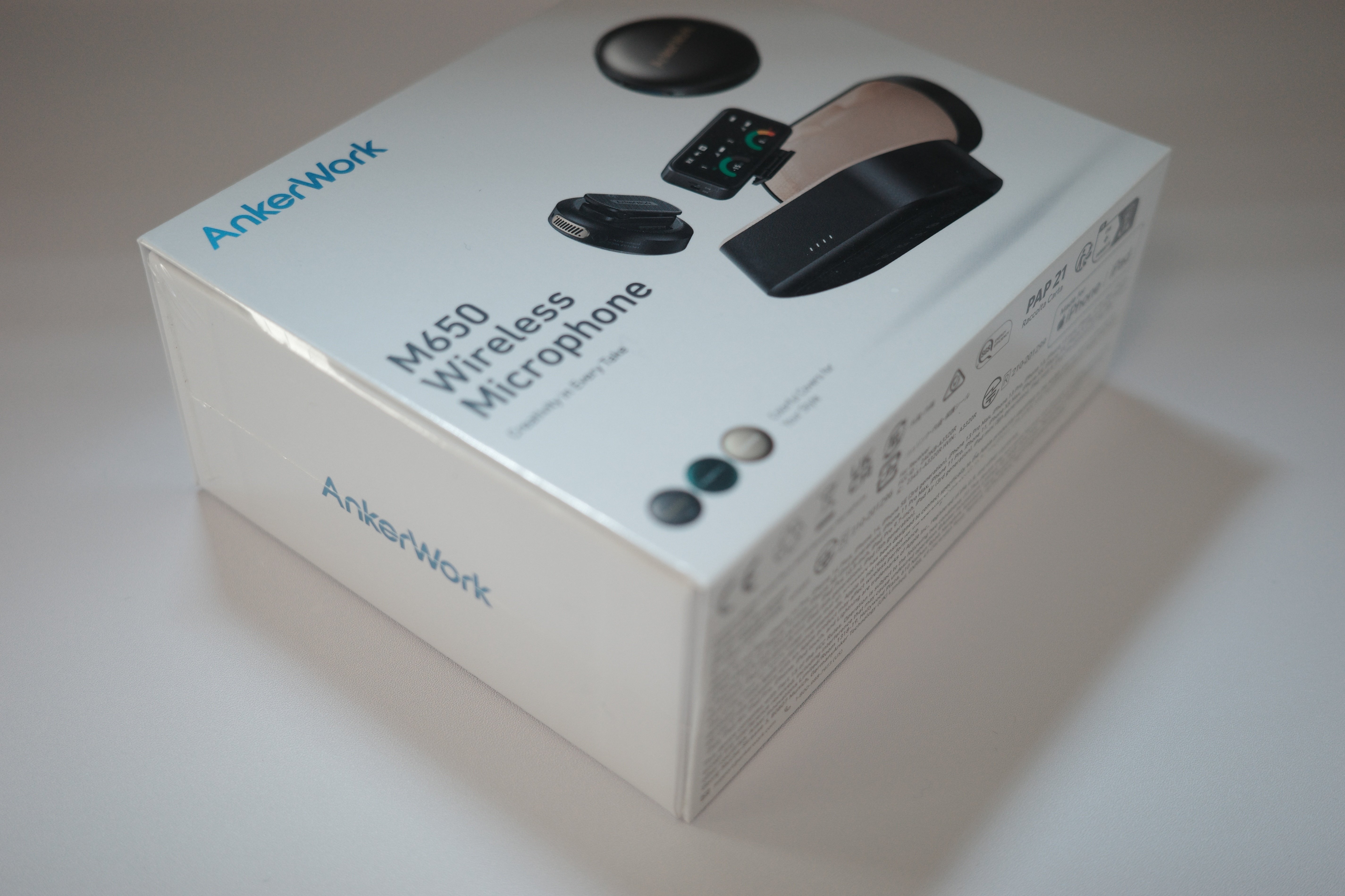【箱付き美品】AnkerWork ワイヤレスマイク M650 AnkerWork M650 Wireless Microphone | ワイヤレスマイクの製品