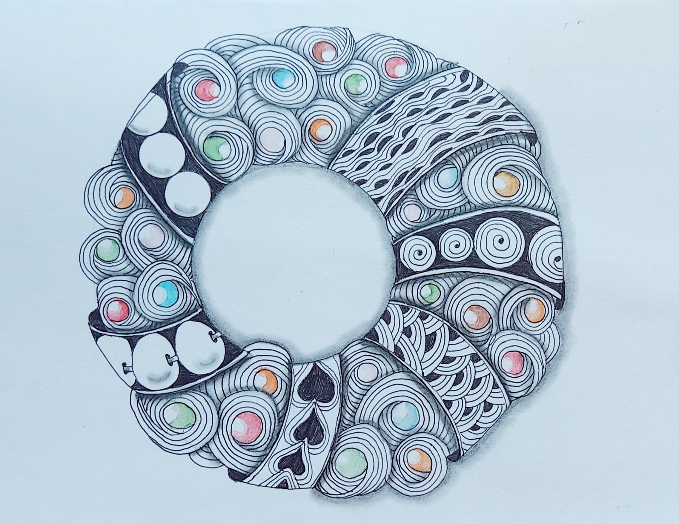 ゼンタングル｜みかん