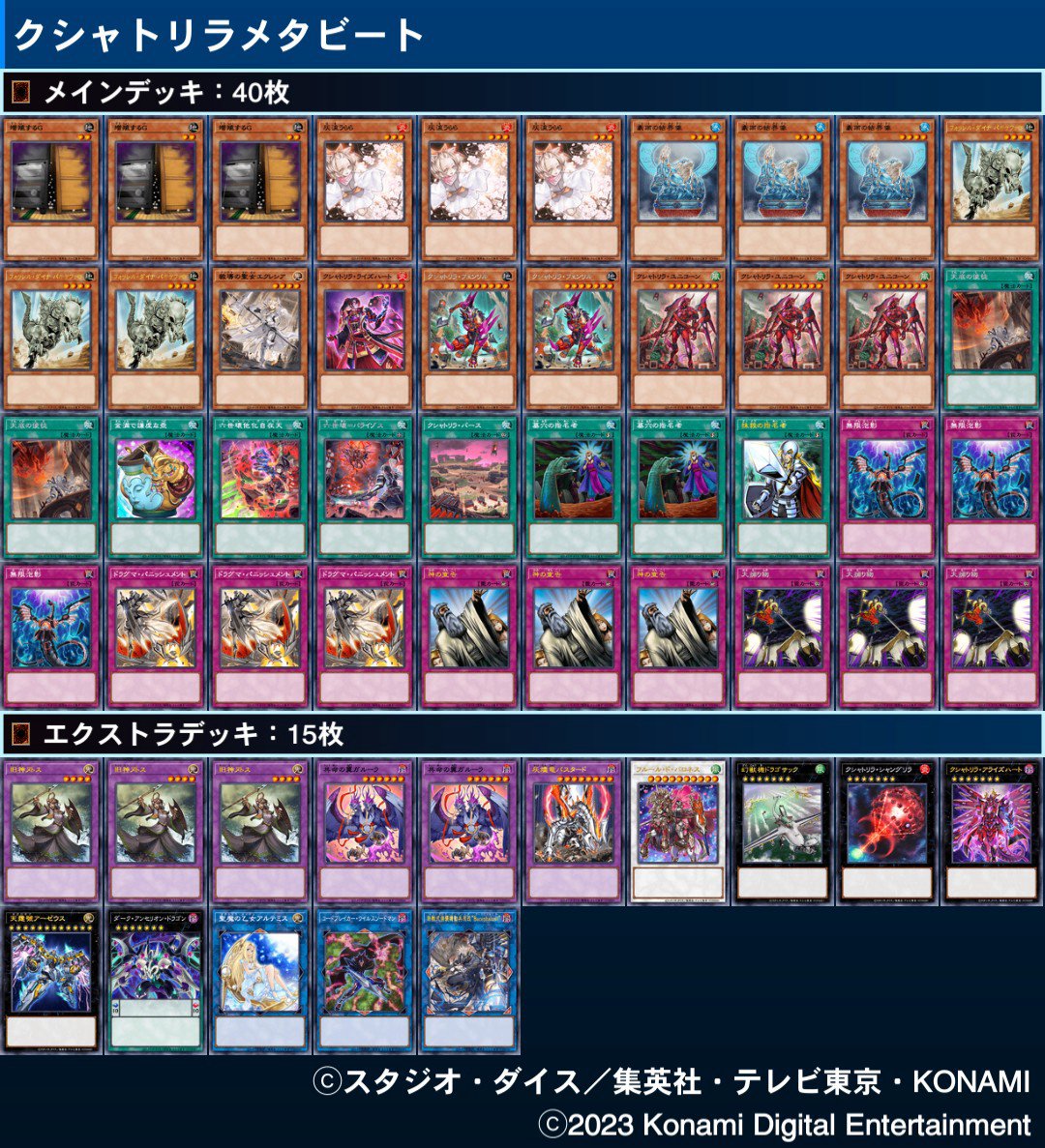 遊戯王 - 山屋　即日発送　クシャトリラデッキ　その２　構築済みデッキ 山屋 即日発送 クシャトリラデッキ その2 構築済みデッキ