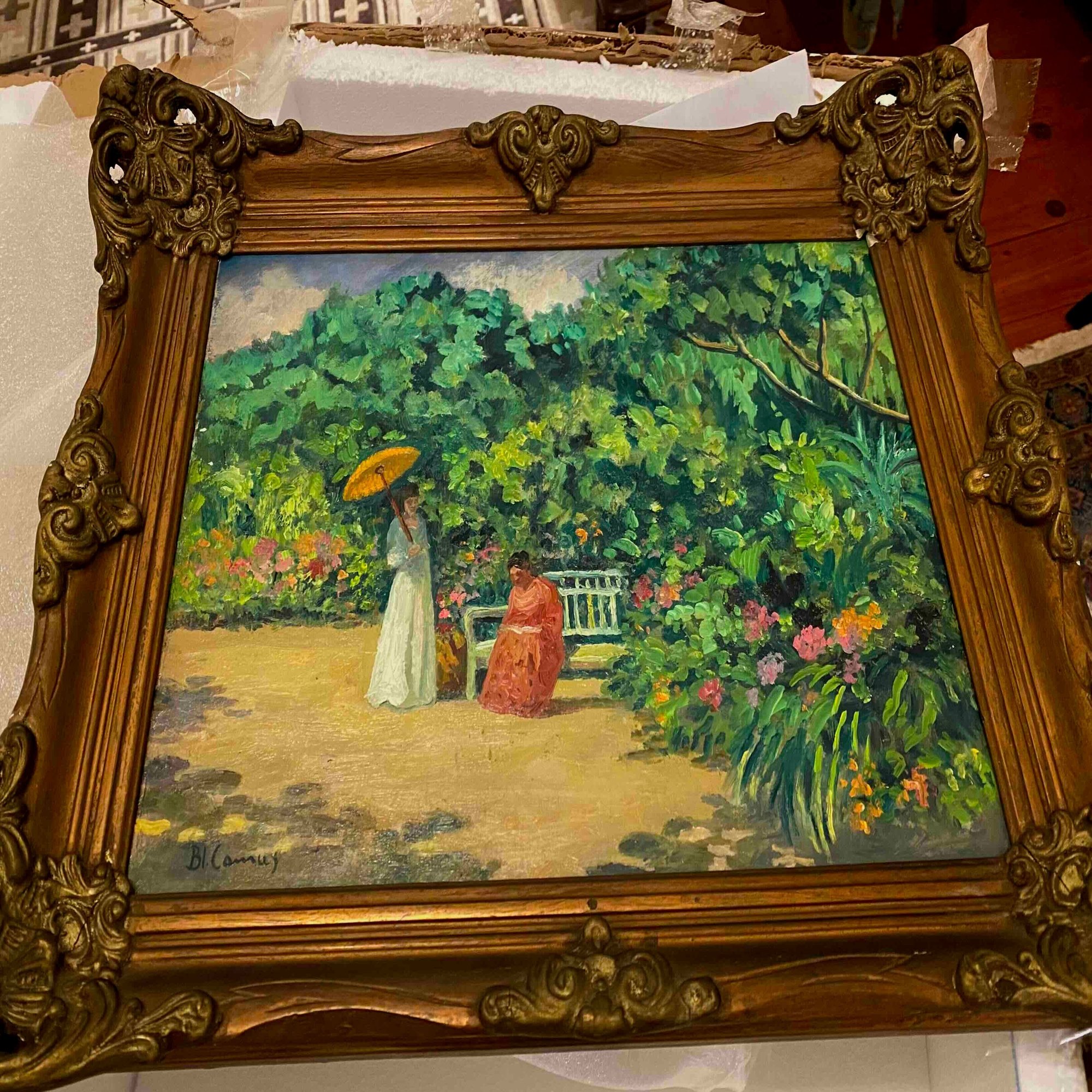 絵画の「額縁」って大事なのね、の話｜山林 