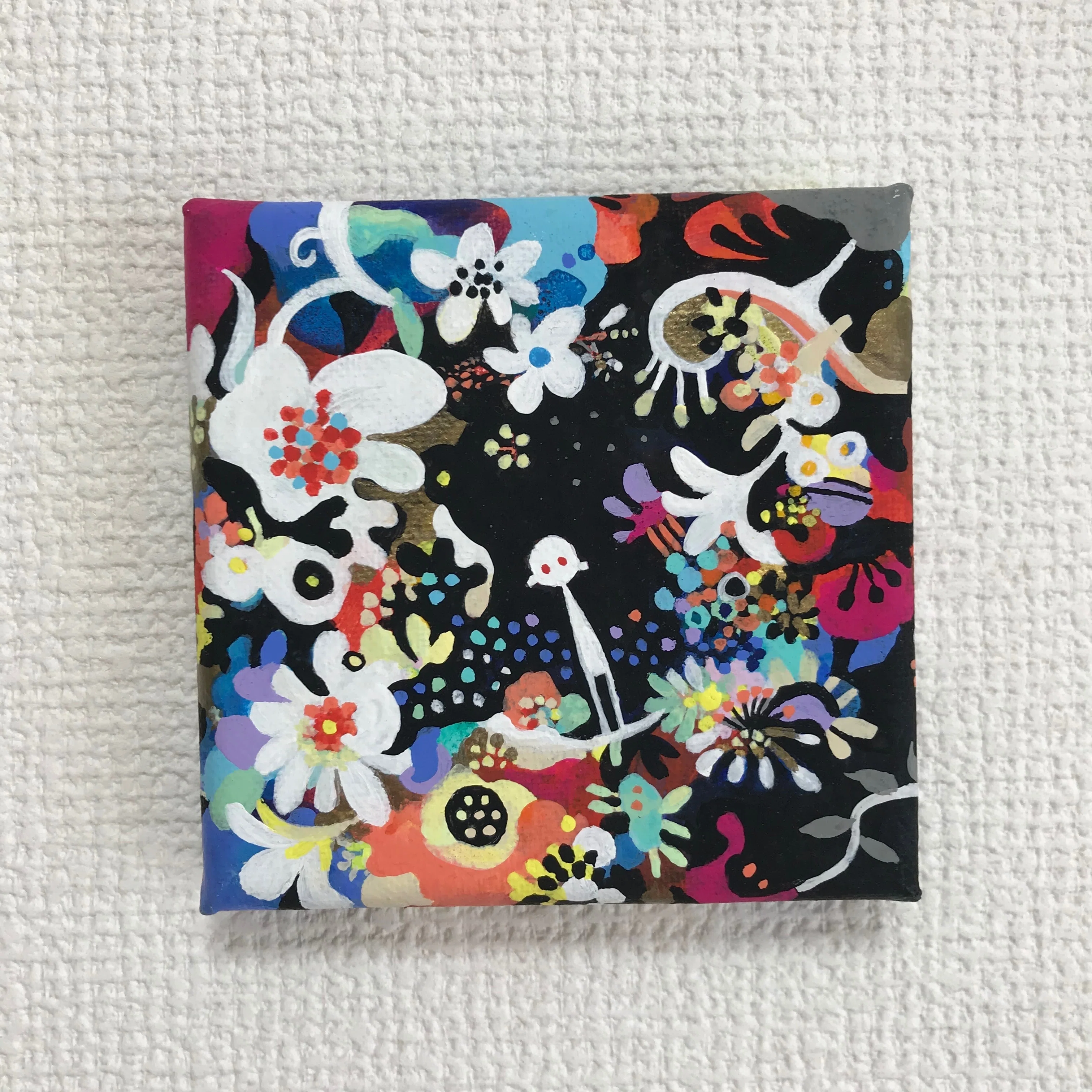 月　アート　絵画　ニシムラマホ 画家、ニシムラマホさんの個展が今回も凄かった｜シロイ