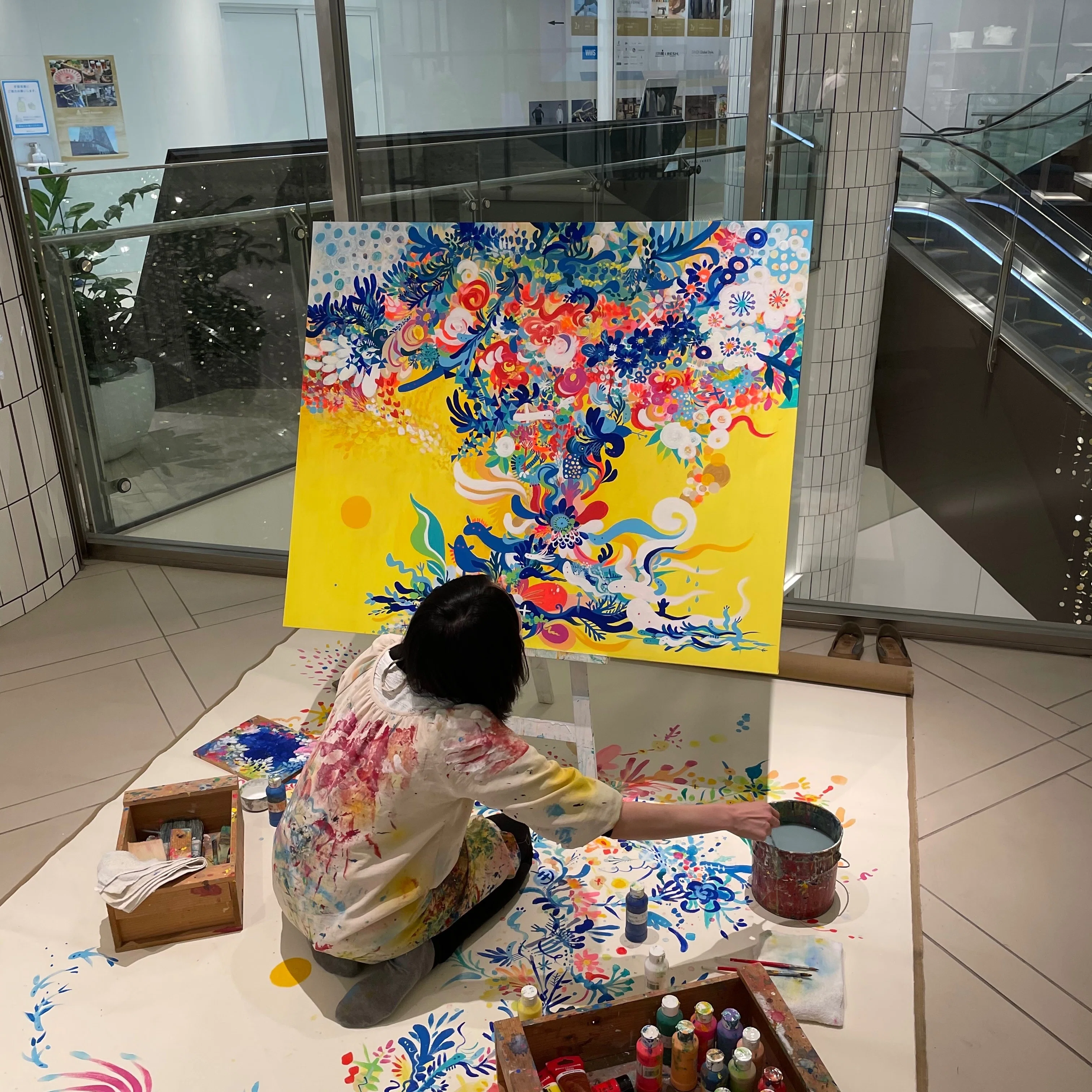 画家、ニシムラマホさんの個展が今回も凄かった｜シロイ