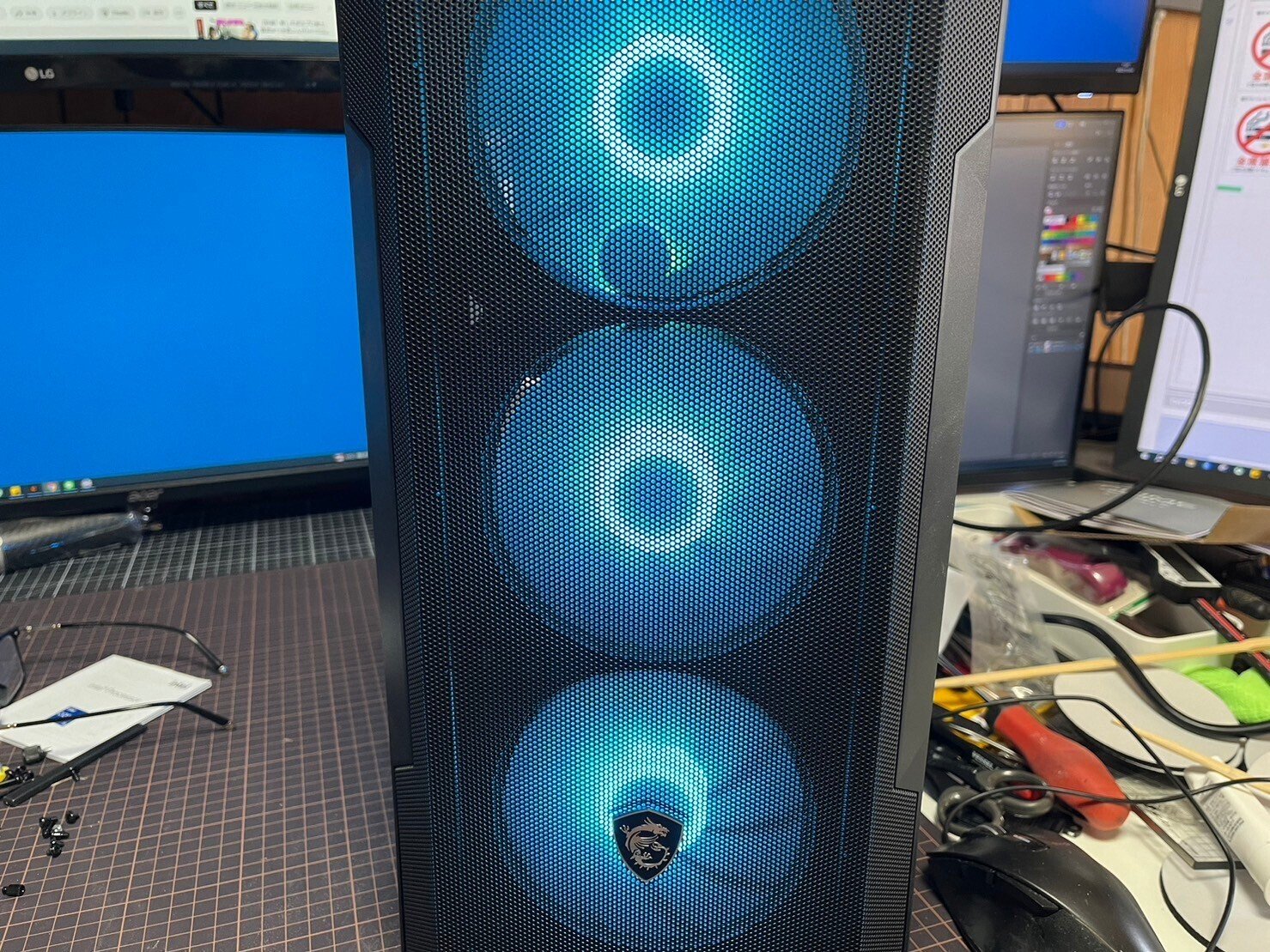 初のゲーミングパソコン自作に挑戦③完成 #ハンドメイド実践日記 初のゲーミングパソコン自作に挑戦③完成 #ハンドメイド実践日記