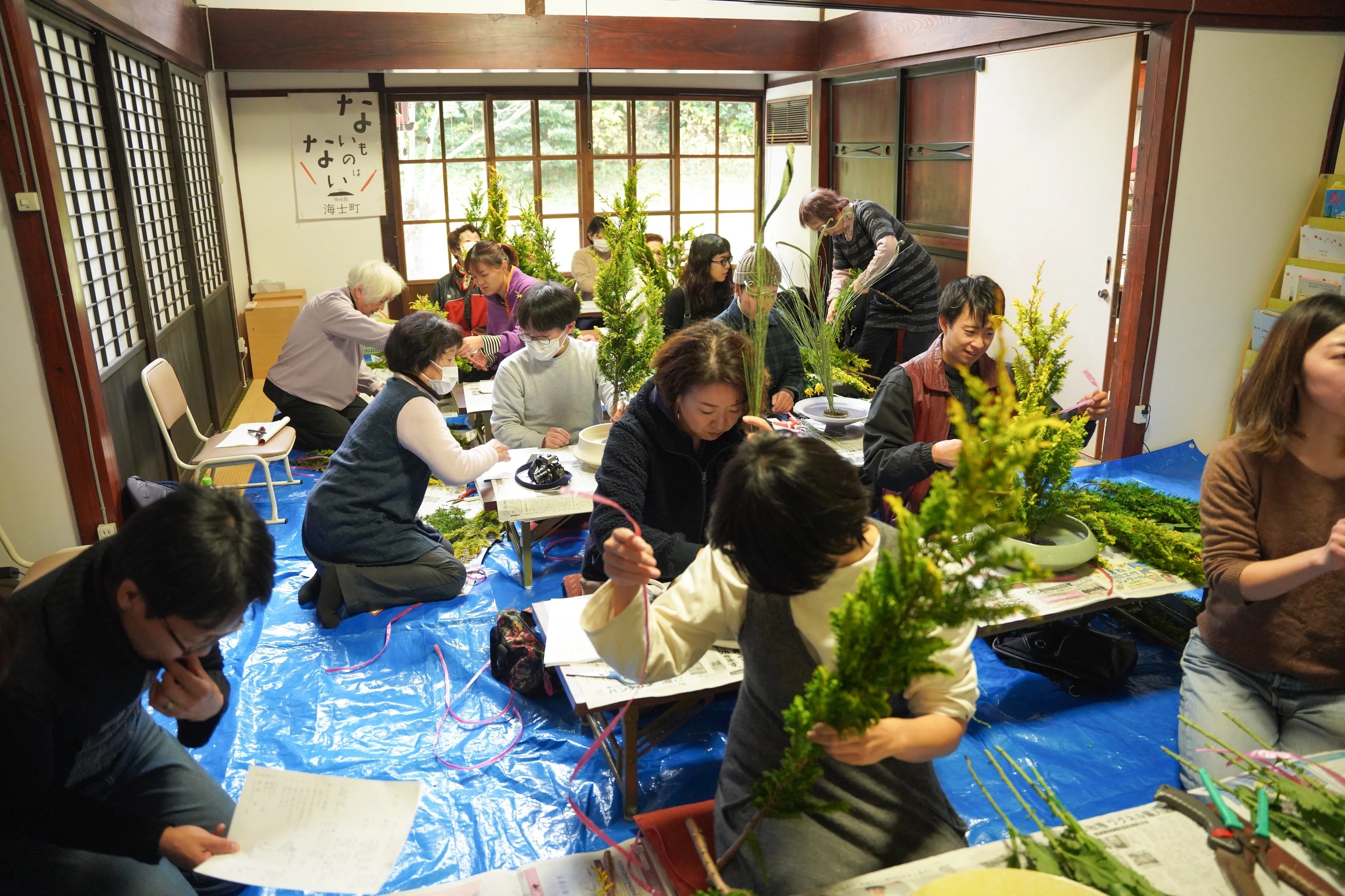 非日常を楽しみながらお花を生ける。未生流いけばな教室【村上家資料館