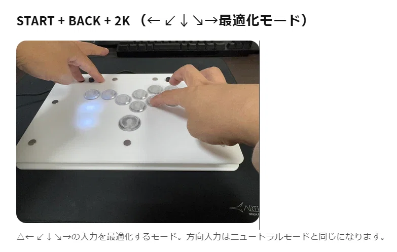 PunkWorkshopレバーレスアケコンモードE(Type はげます E)PKB2040