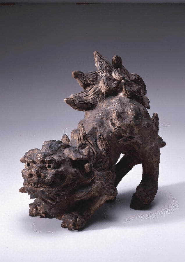 関西の茶碗展2023より（初代長次郎 黒樂茶碗 面影、二彩獅子 樂美術館