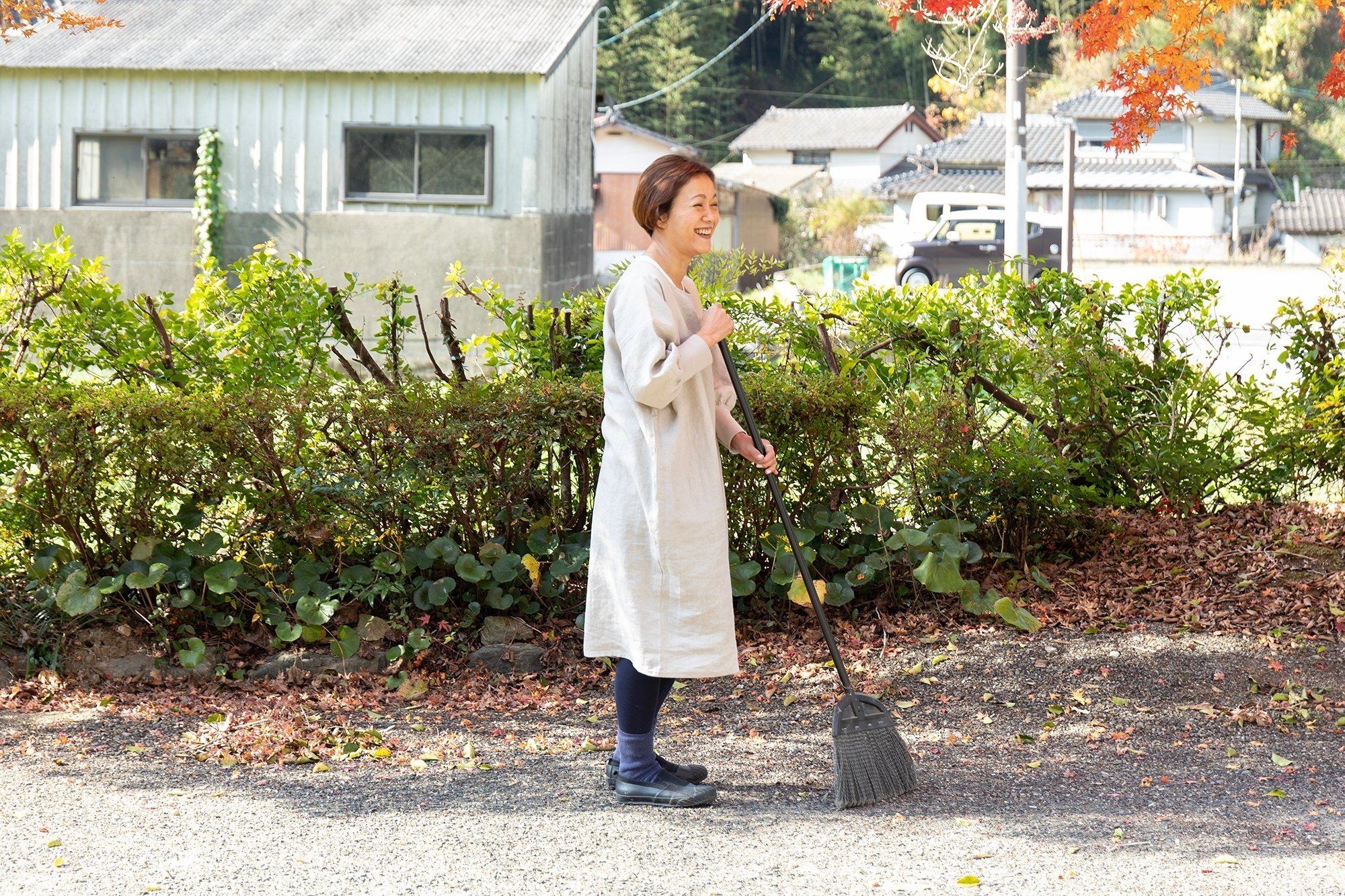 新商品】 KAPPOGI 近江 リネン / すっぽり被って作業やお出かけ