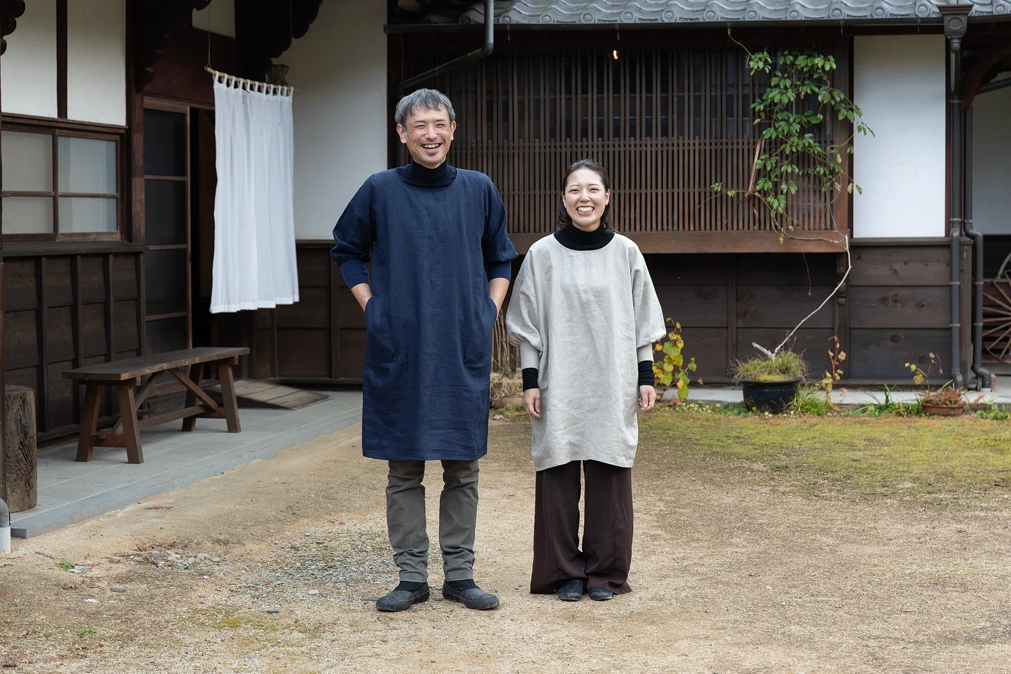 新商品】 KAPPOGI 近江 リネン / すっぽり被って作業やお出かけ