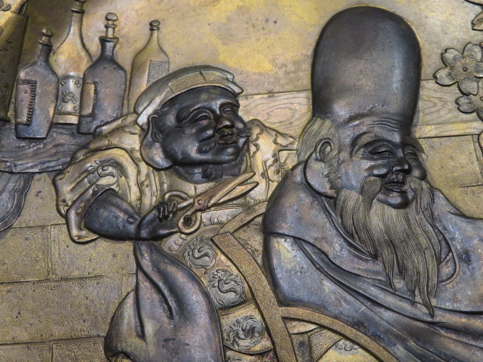 美の壺」・明治金工皿はスゴイ❤｜barber 三朝温泉の梶川理髪館