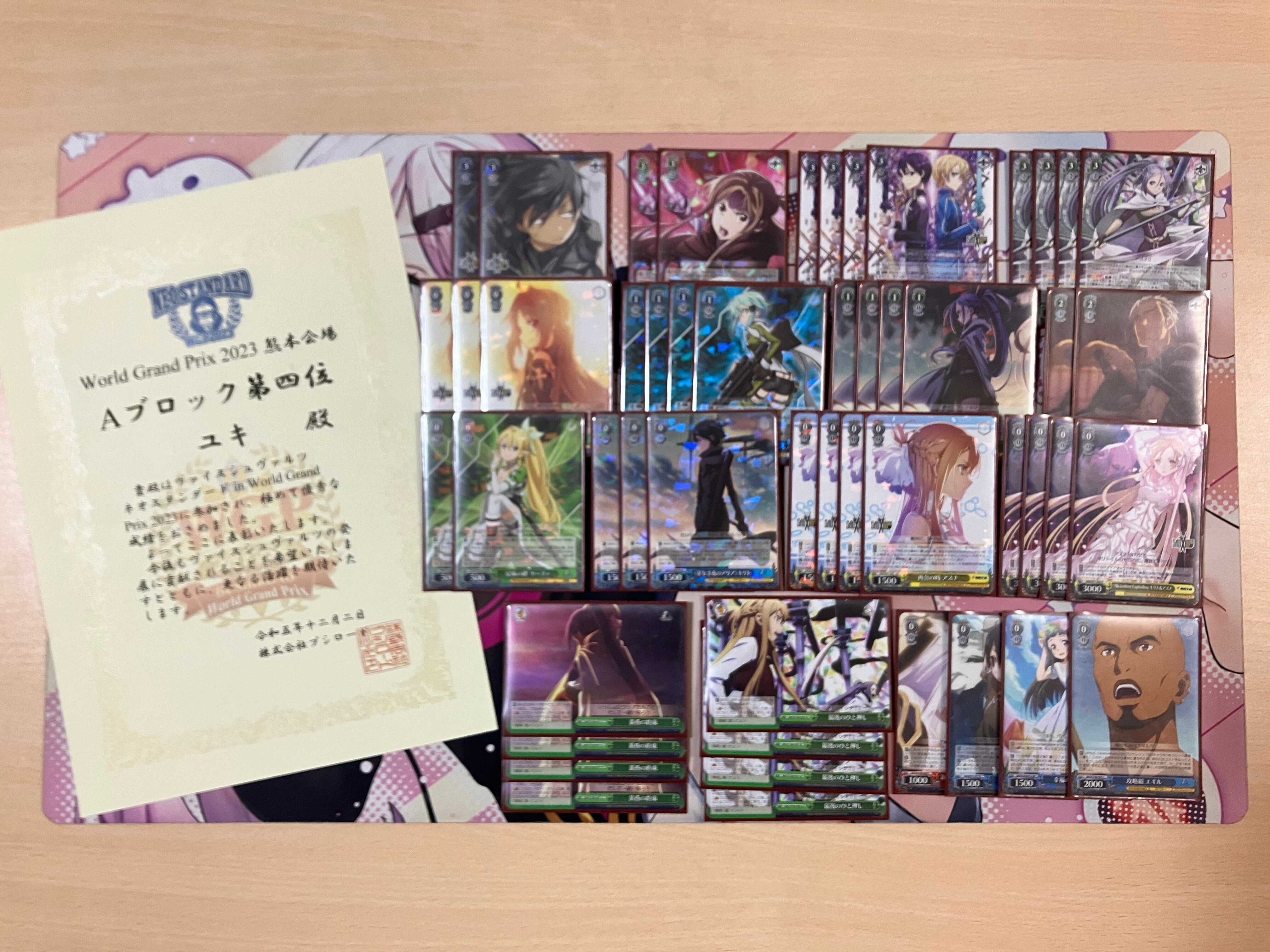 SAO8宝のデッキレシピ・回し方・強み・弱み(WGP2023熊本ネオス4 SAO8宝のデッキレシピ・回し方・強み・弱み(WGP2023熊本ネオス4