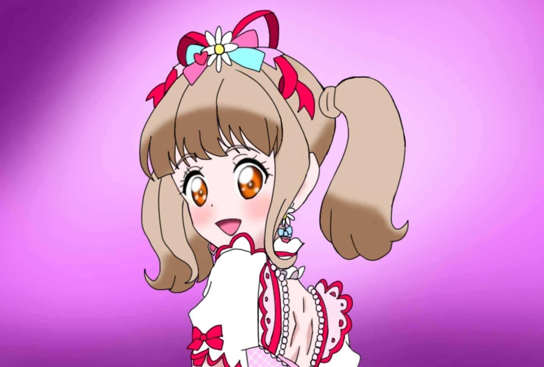 アイカツオンパレード 描き下ろしB2布ポスター 姫石らき - メルカリ
