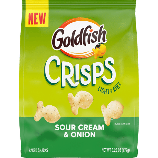 人気のゴールドフィッシュ、クラッカーからポテトチップスに進出