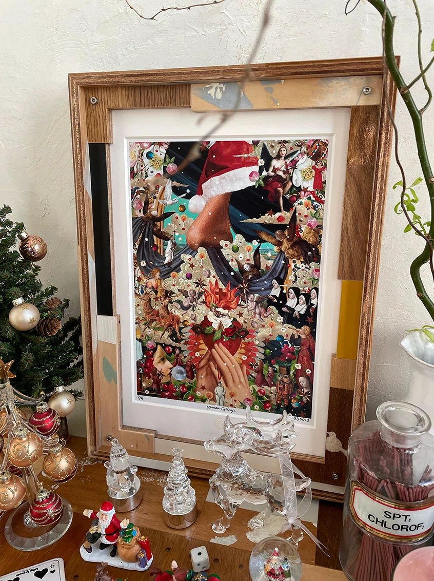 camouCollageのクリスマス絵画｜camouCollage