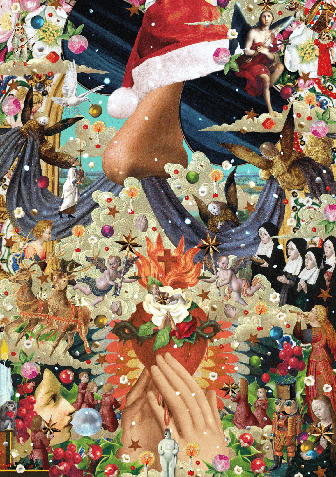 camouCollageのクリスマス絵画｜camouCollage