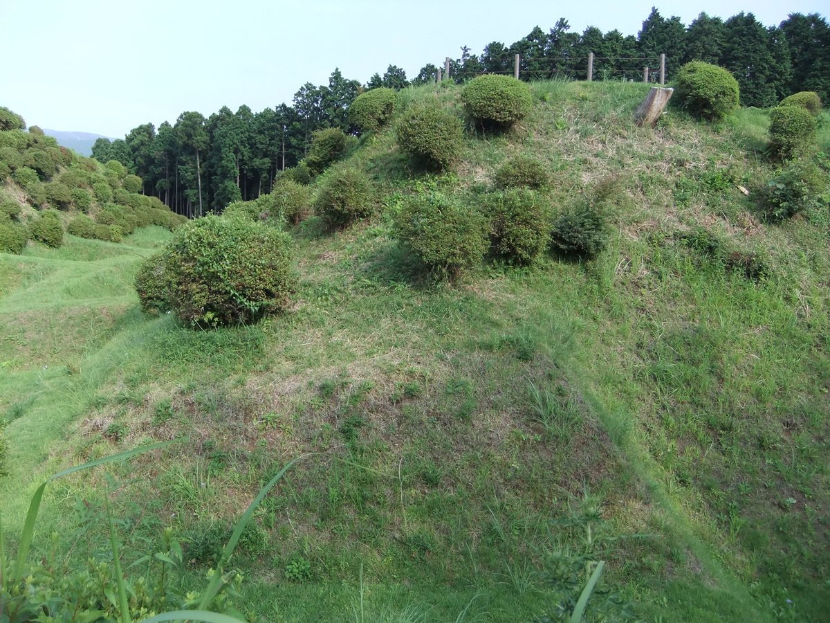 西櫓堀にあった架橋台の痕跡