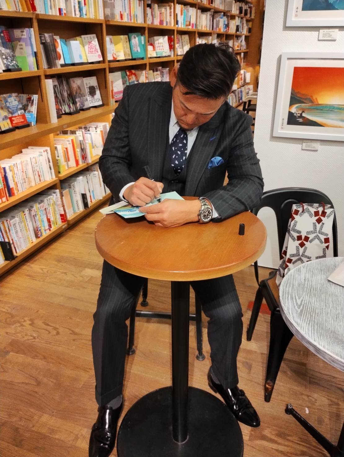 踏み出す一歩 サイン会やりました （午郎′S Bar番外編）｜ブックダム