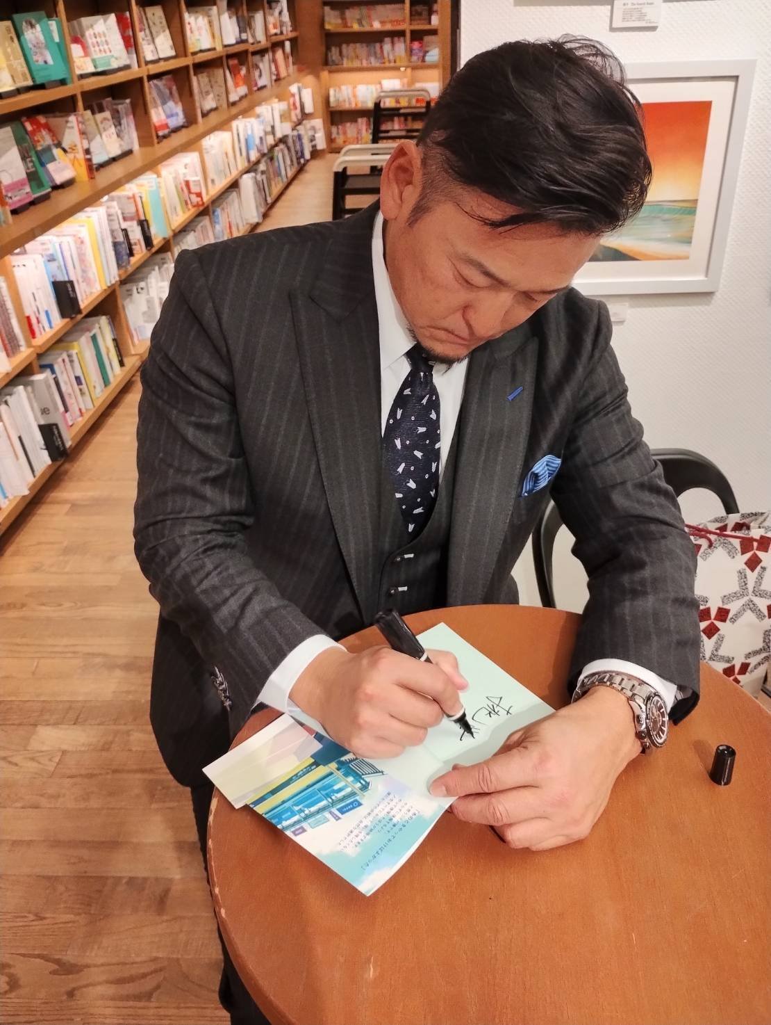 踏み出す一歩 サイン会やりました （午郎′S Bar番外編）｜ブックダム