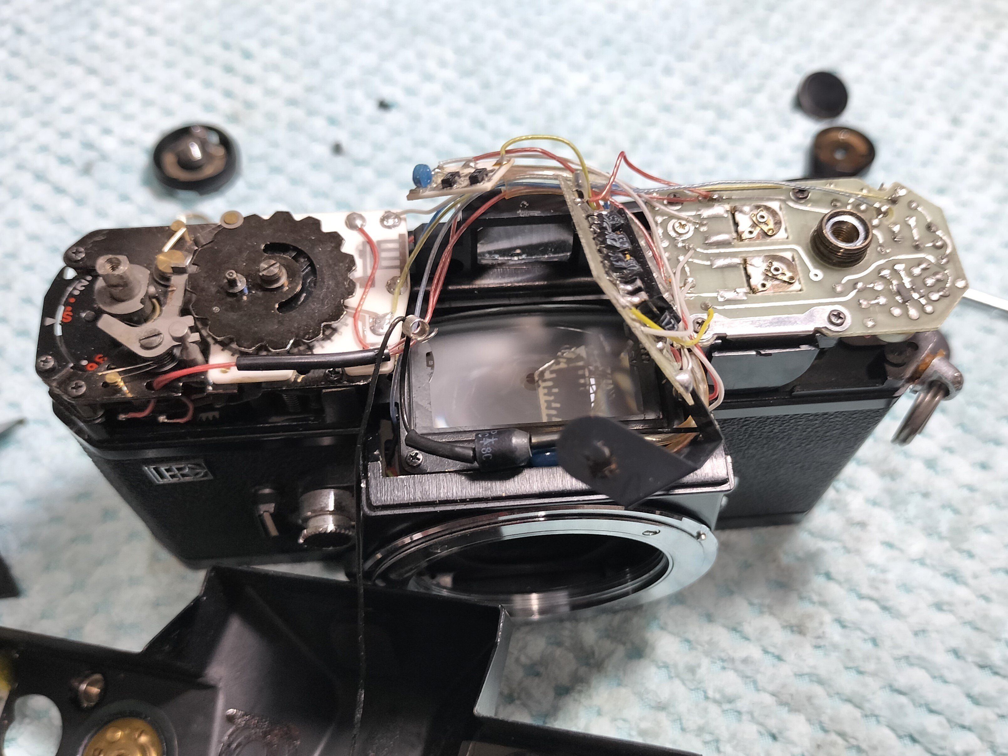 FUJICA ST801の分解|フィルムカメラ修理のアクアカメラ FUJICA ST801の分解|フィルムカメラ修理のアクアカメラ