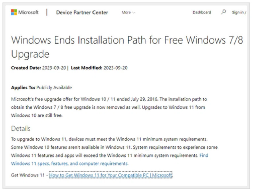 Windows7/8から、Windows10への無償アップグレード終了、グレーな対処 