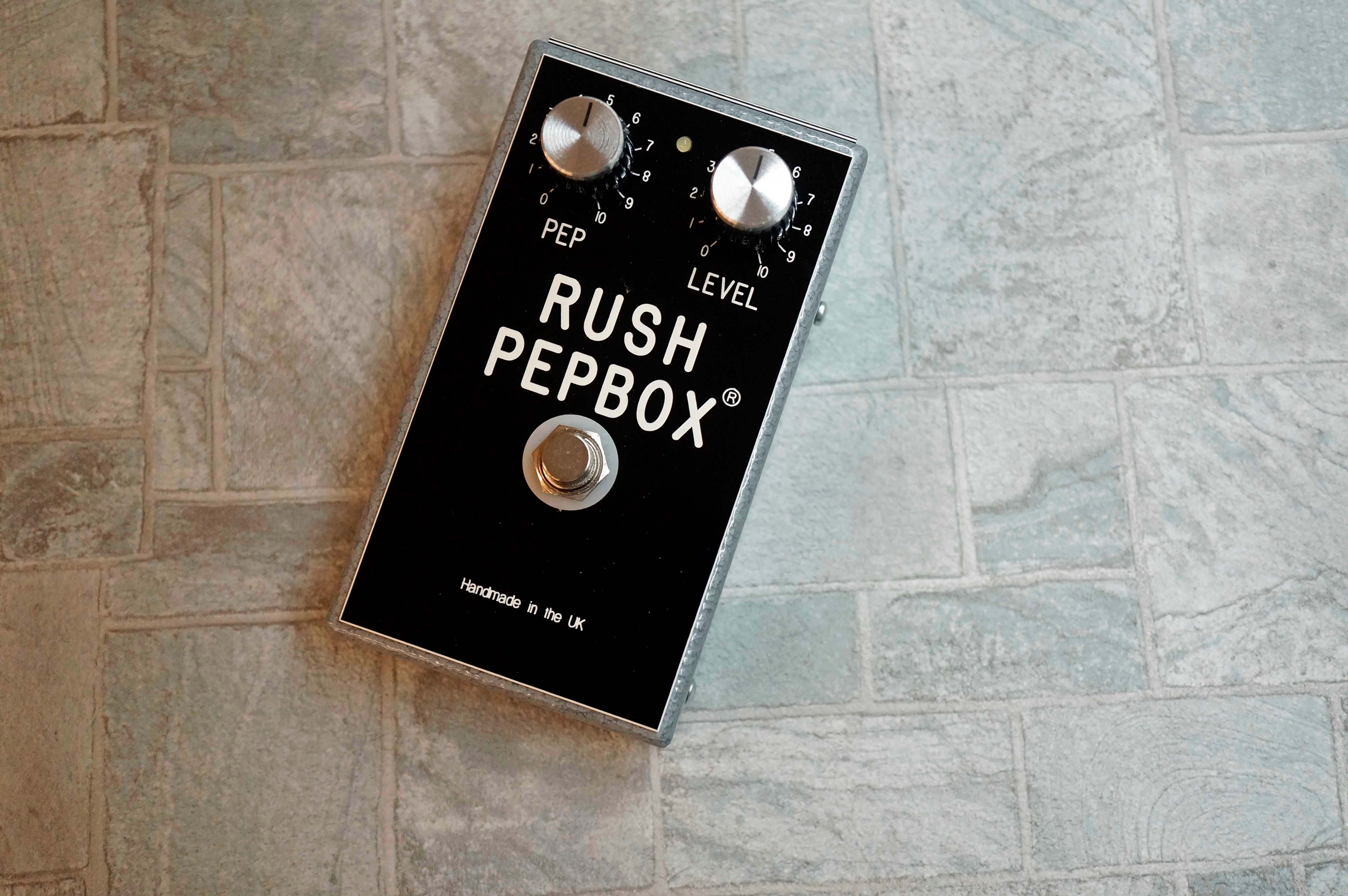 60年代伝説のファズ、RUSH PEPBOX正当後継モデル、RUSHAMPS