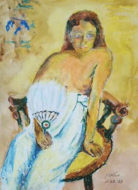 学芸美術 画家の心 第36回「ポール・ゴーギャン 扇子を持つ娘