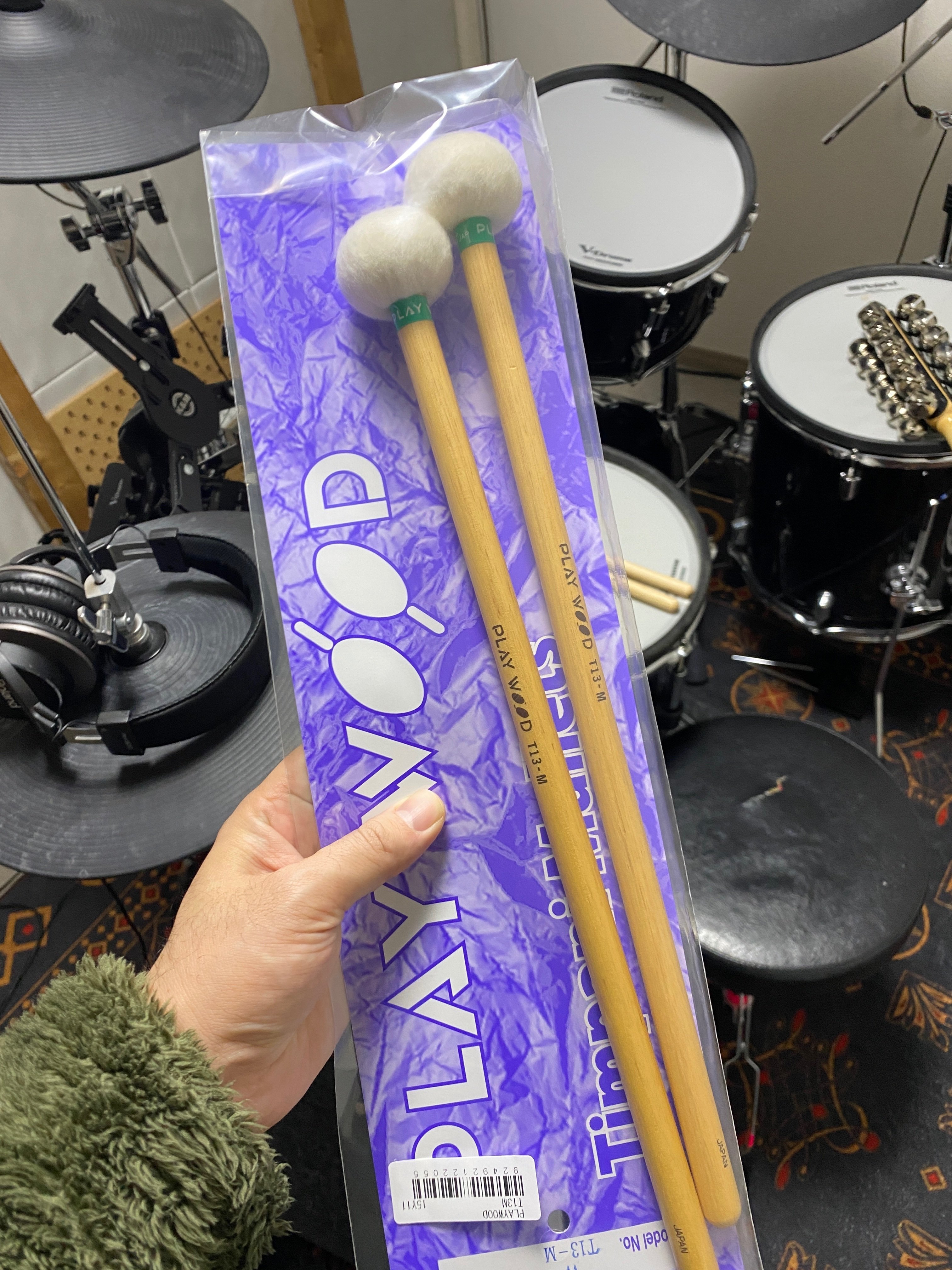 園児用スティクウッドマレットフェルトマレット 園児用 スティク