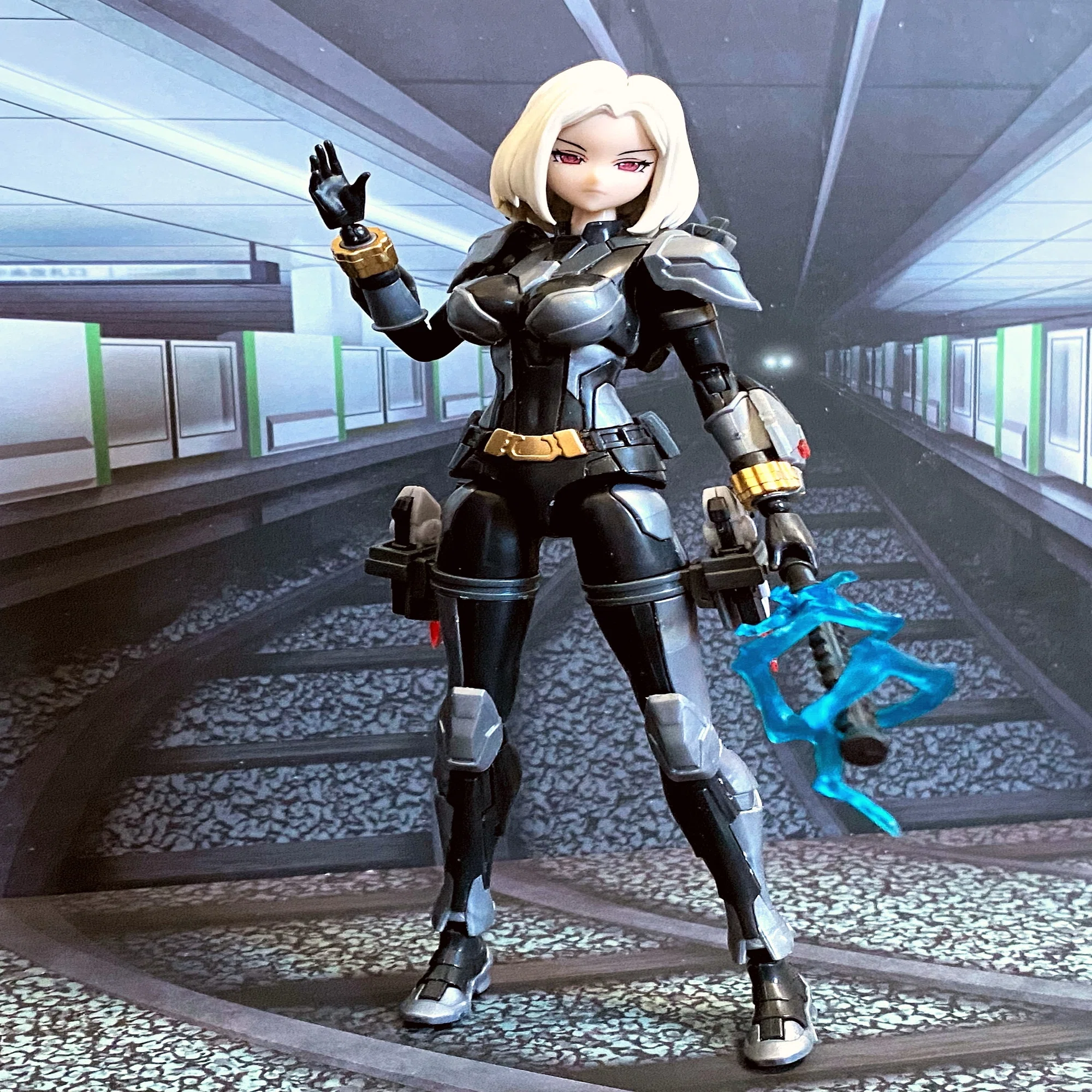 中華キット】マーベル、美少女プラモデルに参入！？御模道「ブラック 