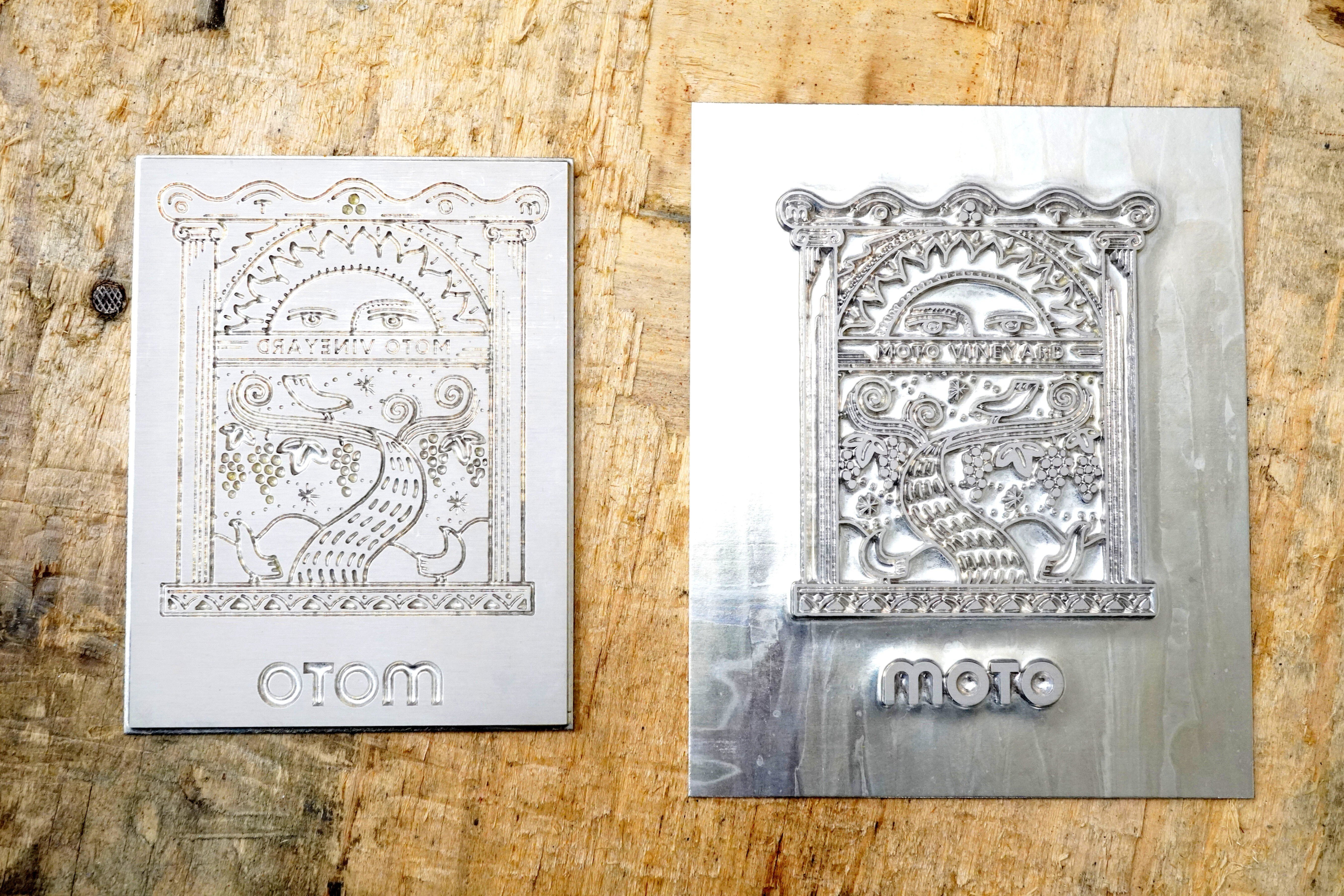 しらはた農園MOTO ぶどうジュースラベル 」｜コスモテック