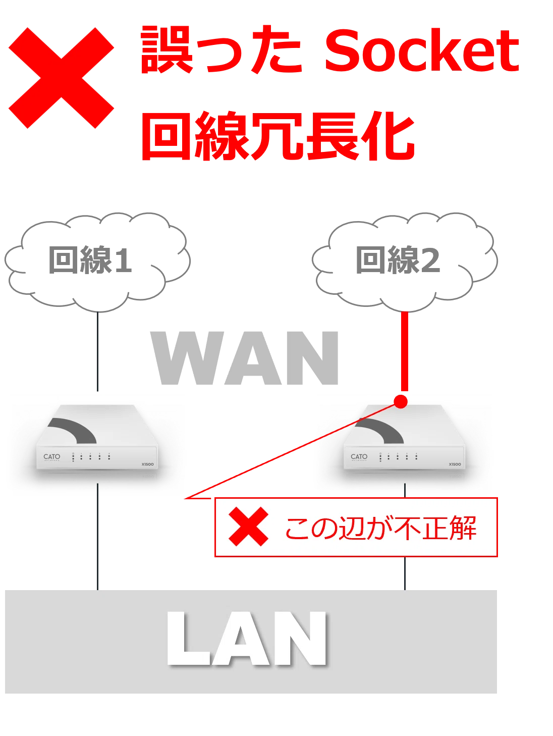 Socket ネットワーク（1）WAN｜Cato Cloud - Fuva Brain