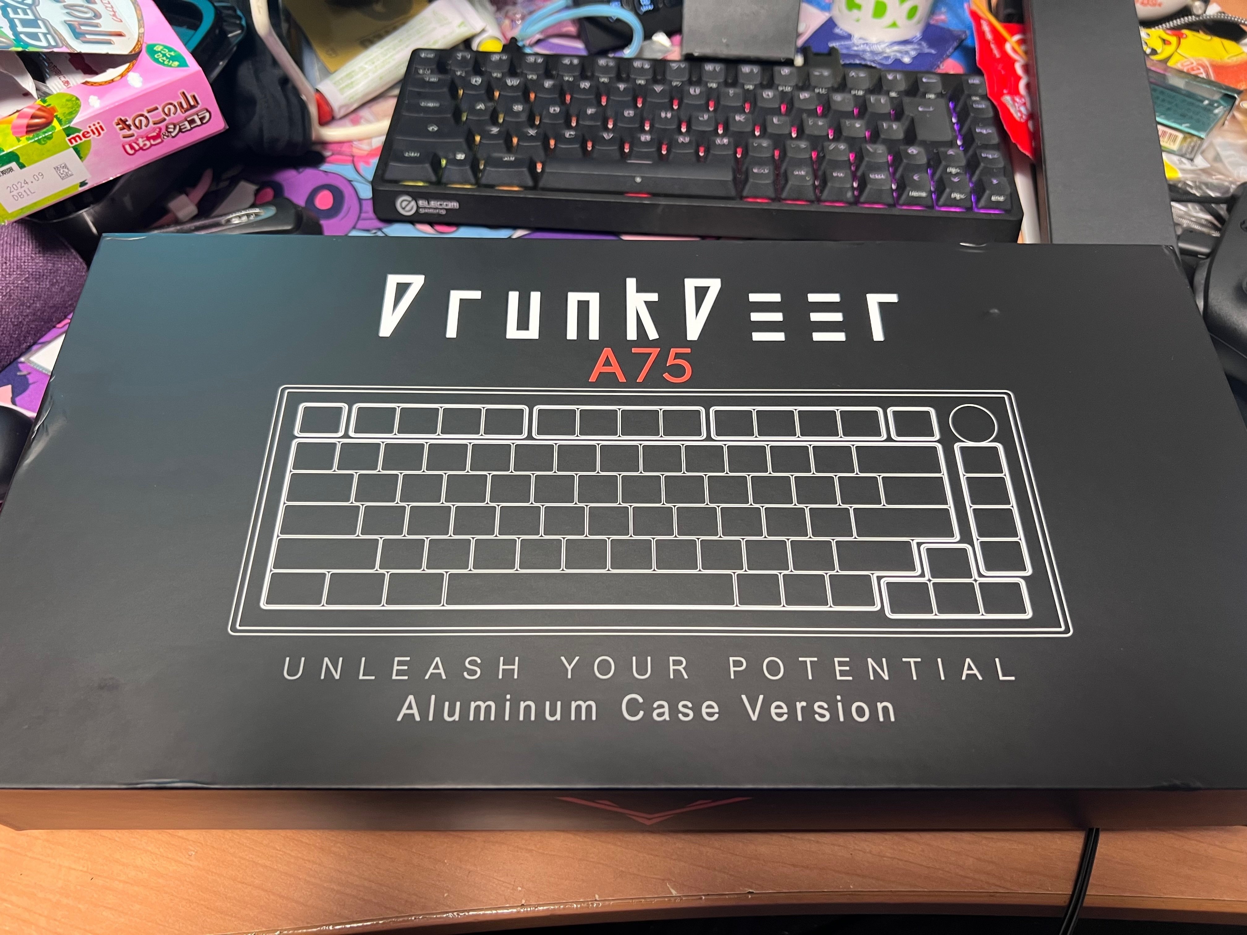 Drunkdeer A75を公式アルミケースに交換した|T1nm4N.SNB Drunkdeer A75を公式アルミケースに交換した|T1nm4N.SNB