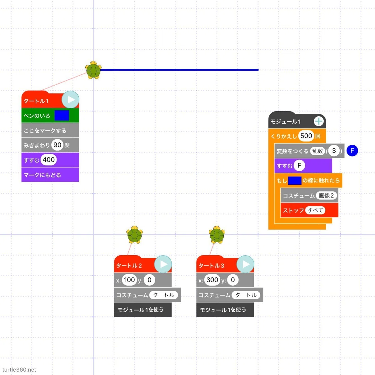 08 - Turtle Race with Conditional Branching｜sasayaka