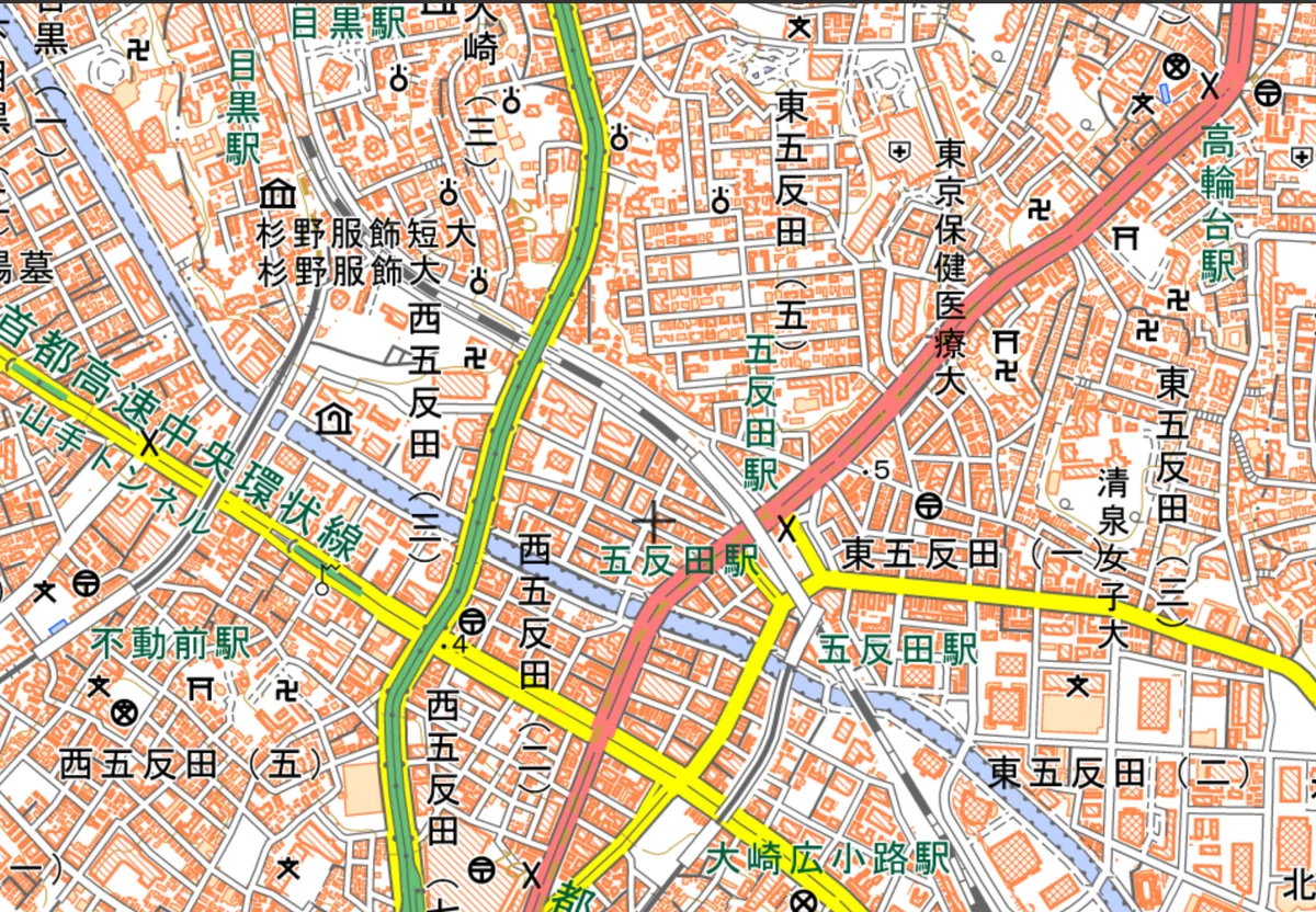 地理ネタ~五反田の他にもある!?~|ジオナリ