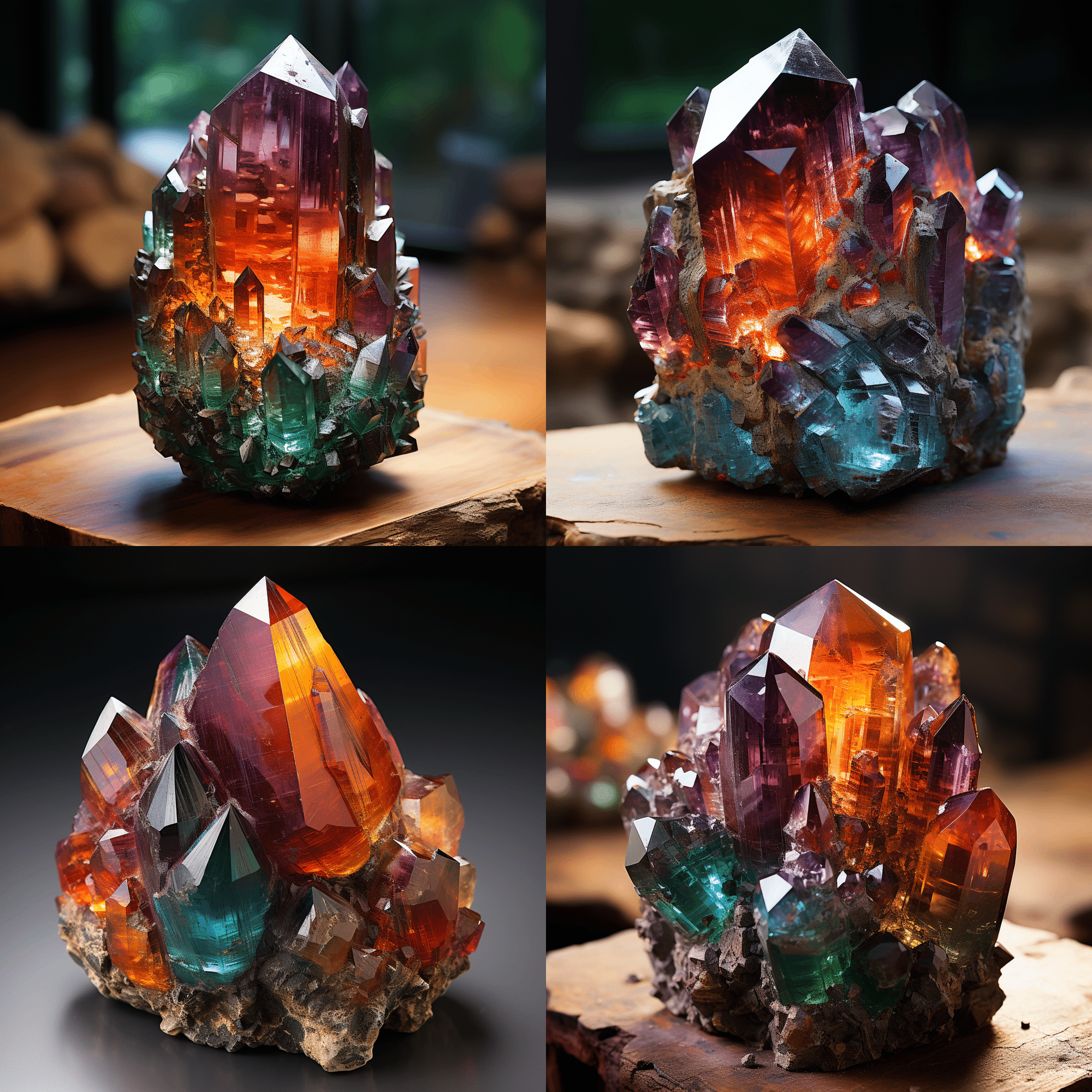 MidjourneyとDALL-E3に鉱物を描かせてみた。｜Zun-Beho