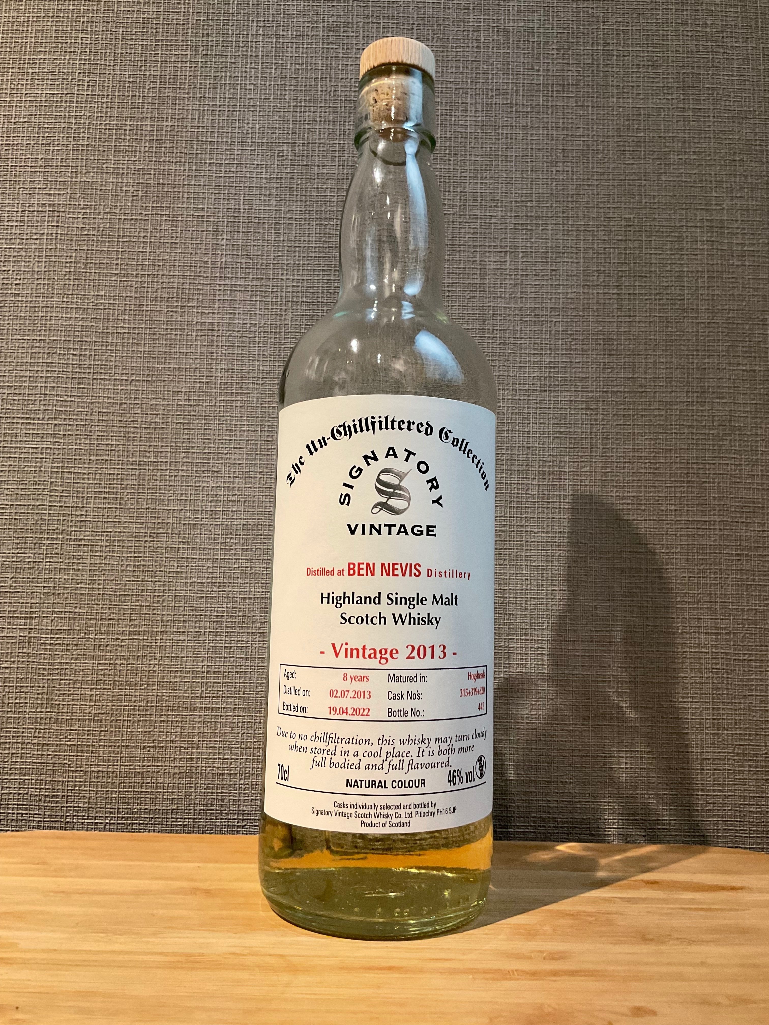 酒飲編Vol.21】シグナトリー ベンネヴィス 2013 8年｜Ktaro