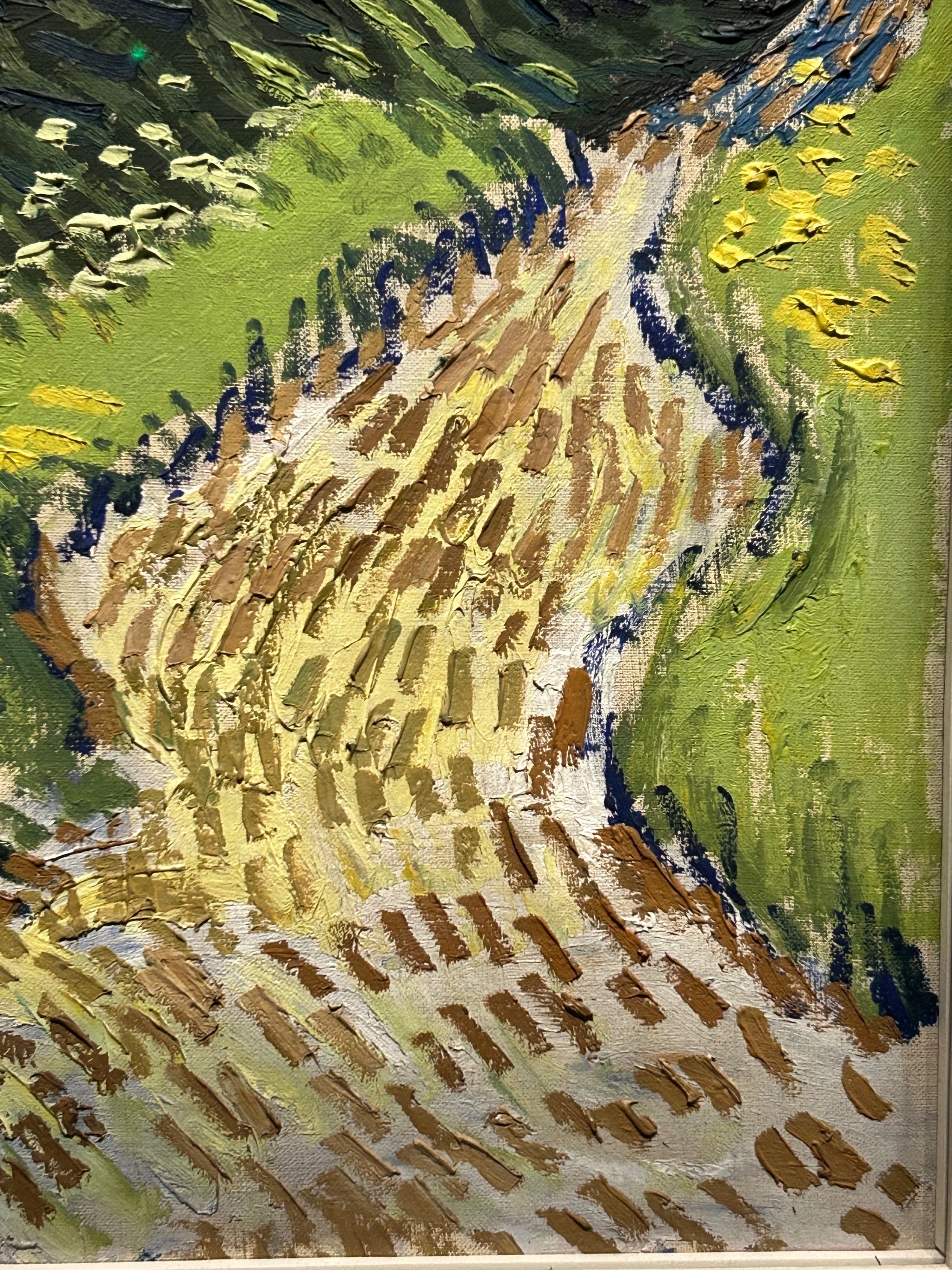 子供のためのオルセー美術館(71)ゴッホの教会/裏道から近づいて｜子供