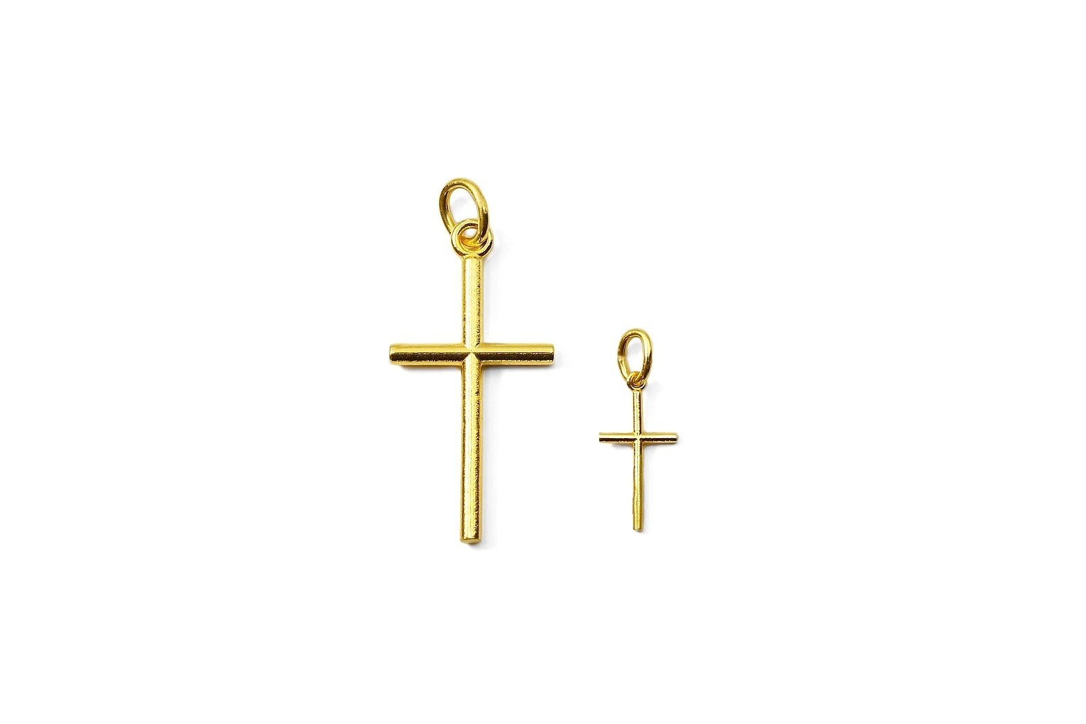 純度99.9％の金】を使った「無垢な純金のクロスペンダント」が登場し