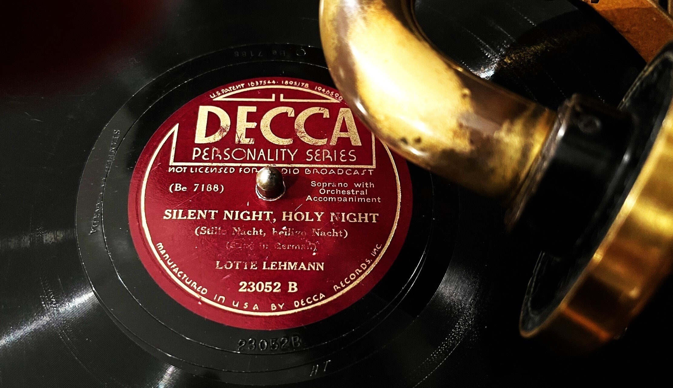 クレデンザ1926×78rpmの邂逅 #131～ロッテ・レーマン『きよし この夜