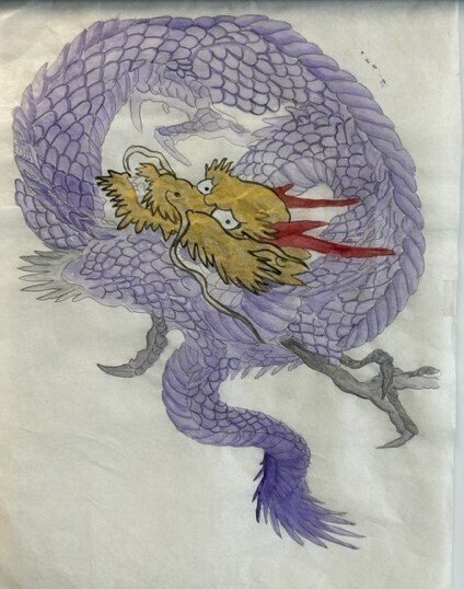 来年、甲辰年に龍が舞う 【仏画曼荼羅アート―箕面教室―】|達磨 来年、甲辰年に龍が舞う 【仏画曼荼羅アート―箕面教室―】|達磨