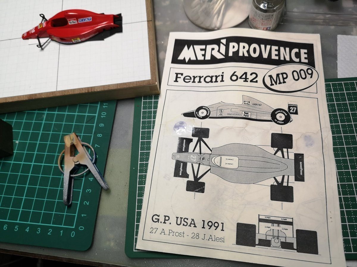 MERI PROBENCE 1/43 Ferrari 642 USA G.P. 1991｜n_mansell