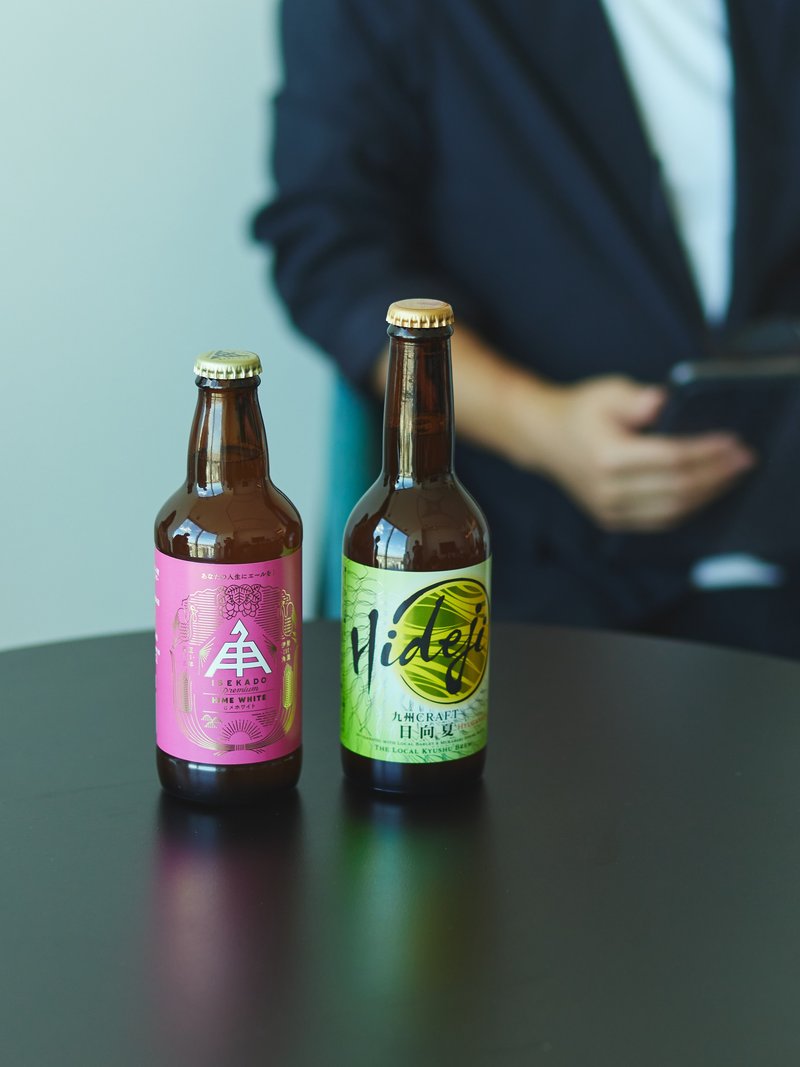 伊勢角屋麦酒の『ヒメホワイト』と宮崎ひでじビール『九州クラフト日向夏』