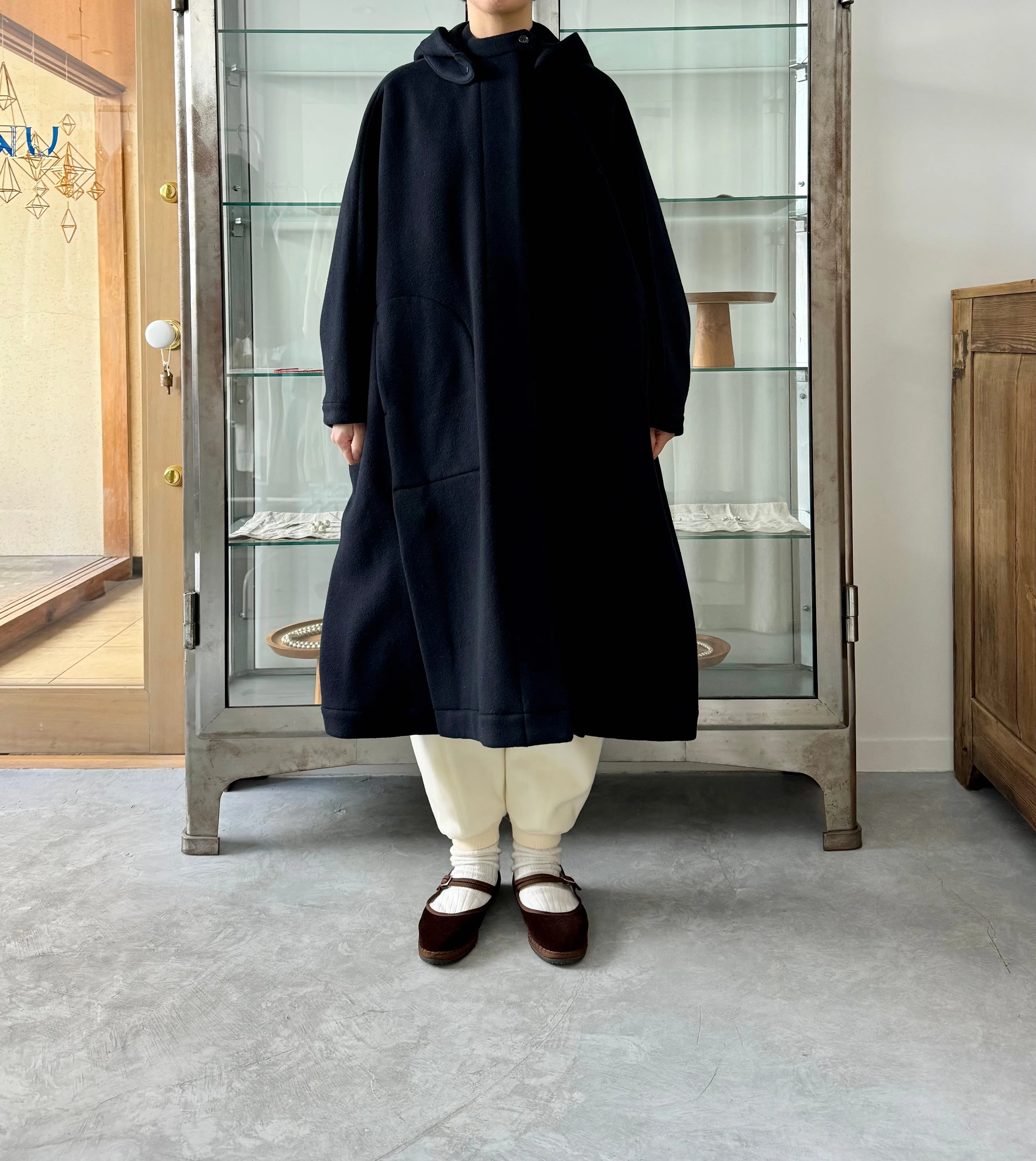Long cape coat｜UKÉ