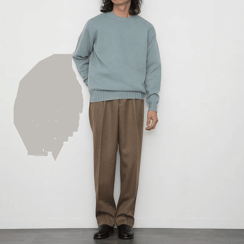 AURALEE WASHED FRENCH MERINO KNIT サイズ4 今季一押しのニットがラスト1点になりました。【AURALEE