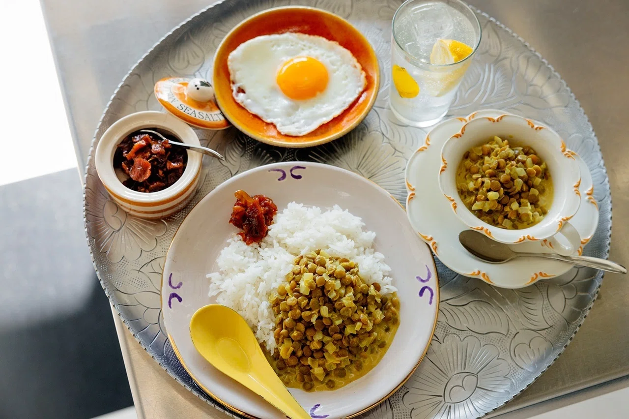 くりーむ　　はるみ Lentil Coconut Spice Stew with Thai Jasmine Rice｜スパイスとハーブ