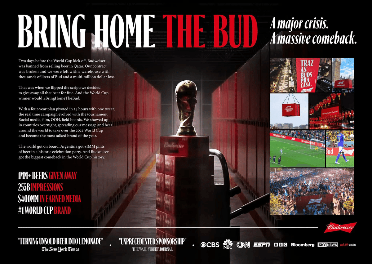ビール禁止となったW杯の2日前からの起死回生プラン「Bring Home