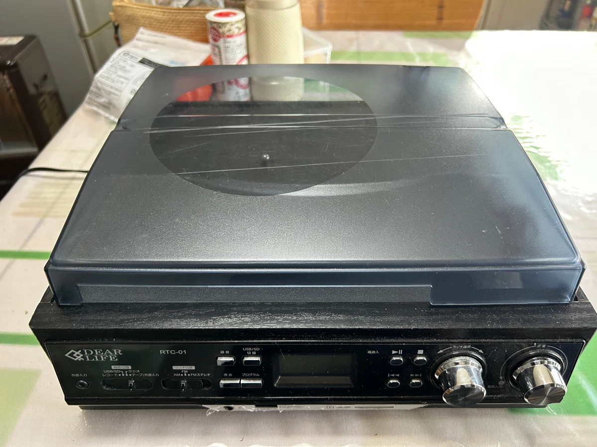 DEAR 妥当 LIFE RTC-01 レコードプレーヤー 本体