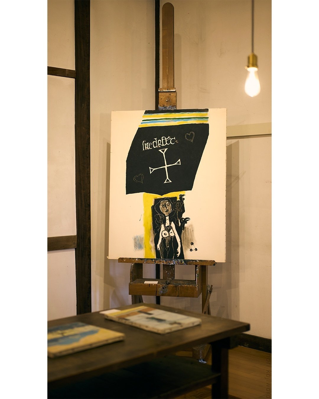 ◆【真作保証】美品 昭和31年作！山田正孝 東光会『長崎 活水稜庭より』油絵6号 森田哲隆「積丹岬（女郎子岩）」油絵・F50号 絵画買取・販売の