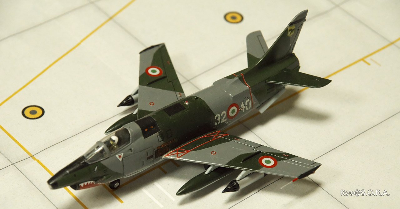 プラモデル製作記 マッチボックス 1/72 アエリタリア G-91Y｜Ryo