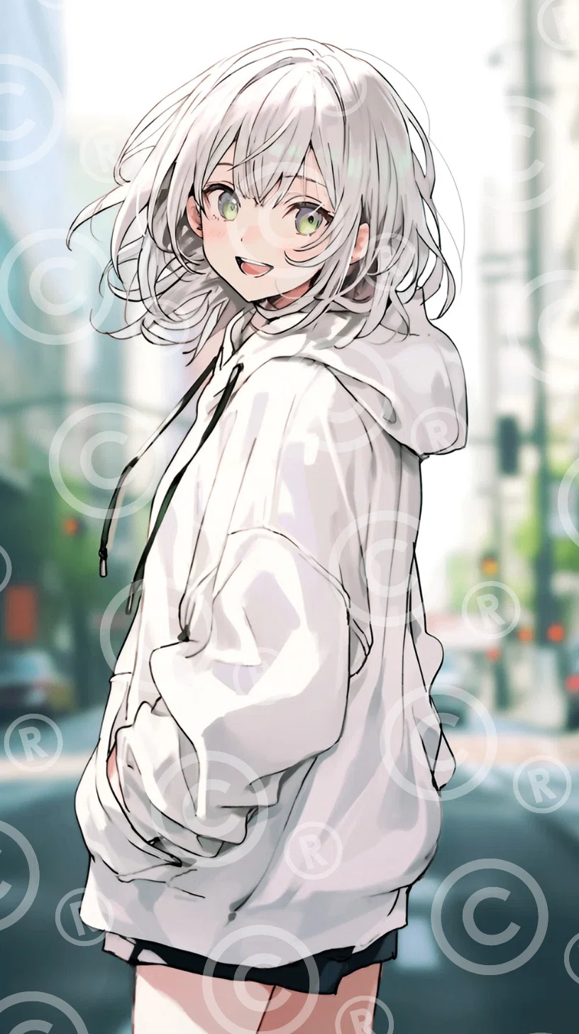 待ち受けサイズ】可愛い女性イラスト3選：フリー素材（イラストAC